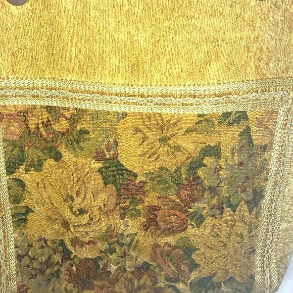 Down Home Leather Large Tapestry Tote - EUC - Picture 3 of 9